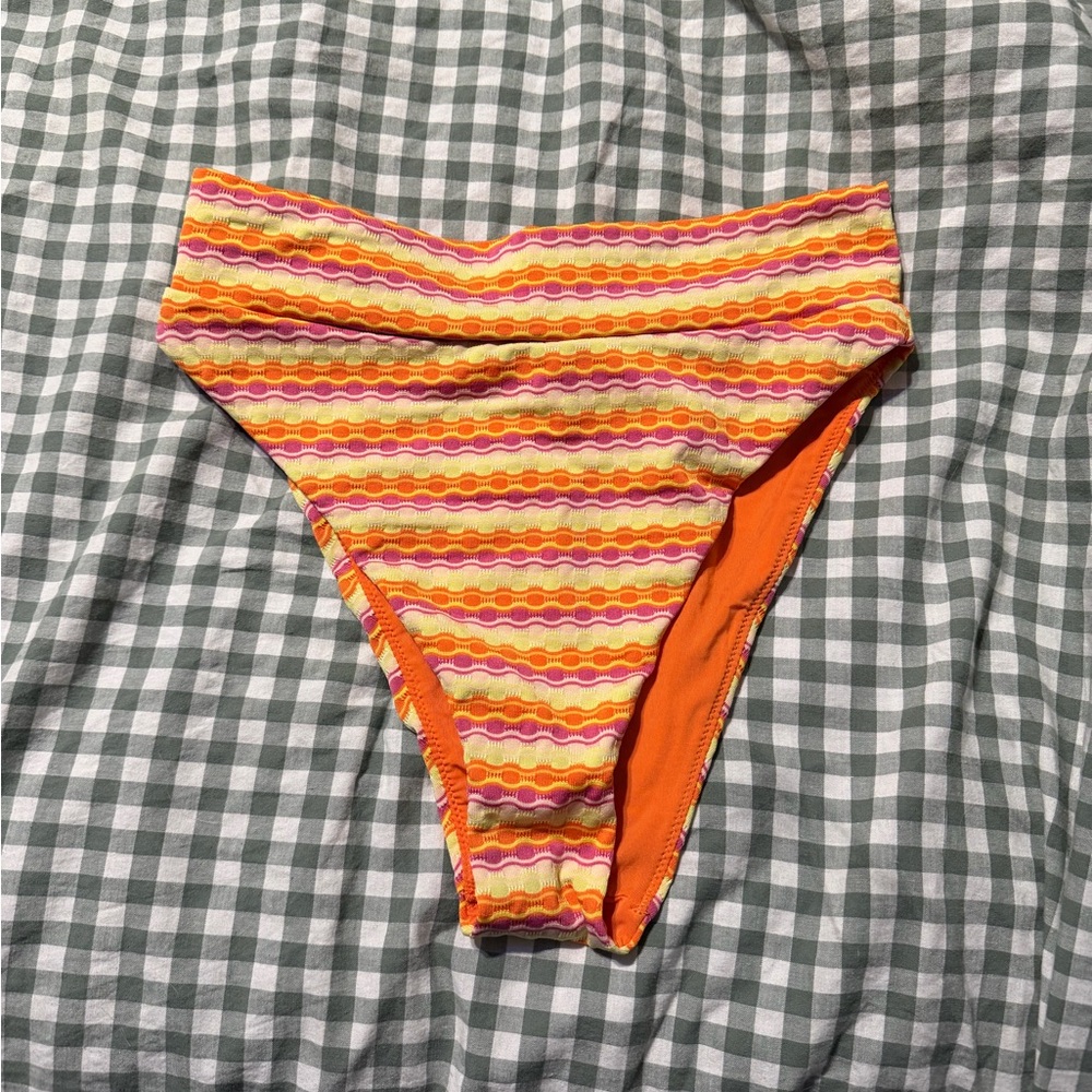 Aerie Colorful Striped Bikini Bottom